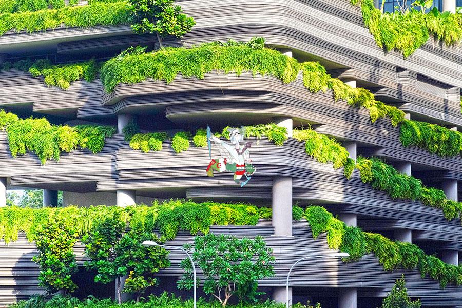 Building with trees Building with trees