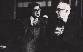 مع يوسف إبراهيم يزبك باريس 1980 مع يوسف إبراهيم يزبك باريس 1980