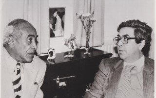 مع الدكتور عبد الحميد صالح بتاريخ 14 شباط 1984 مع الدكتور عبد الحميد صالح بتاريخ 14 شباط 1984