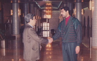لقاء مع عدي صدَّام حسين في بغداد يوم 9 شباط 1988 لقاء مع عدي صدَّام حسين في بغداد يوم 9 شباط 1988